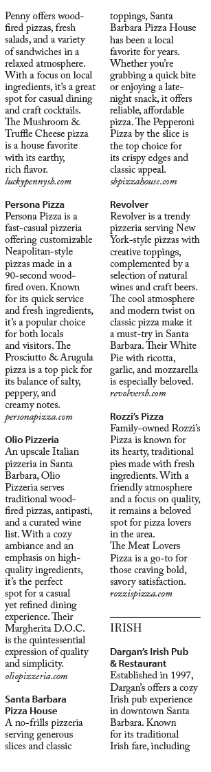 Food + Home Dining Guide Santa Barbara Summer 2025